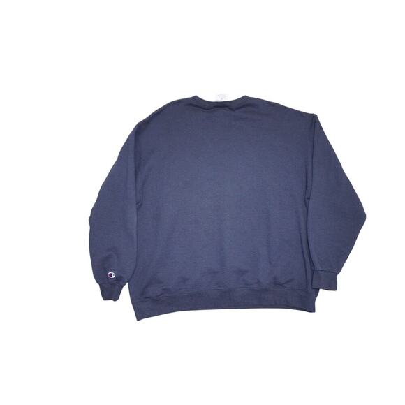 Champion Samford University Crewneck Sweatshirt 2XL Navy Blue - Picture 5 of 5